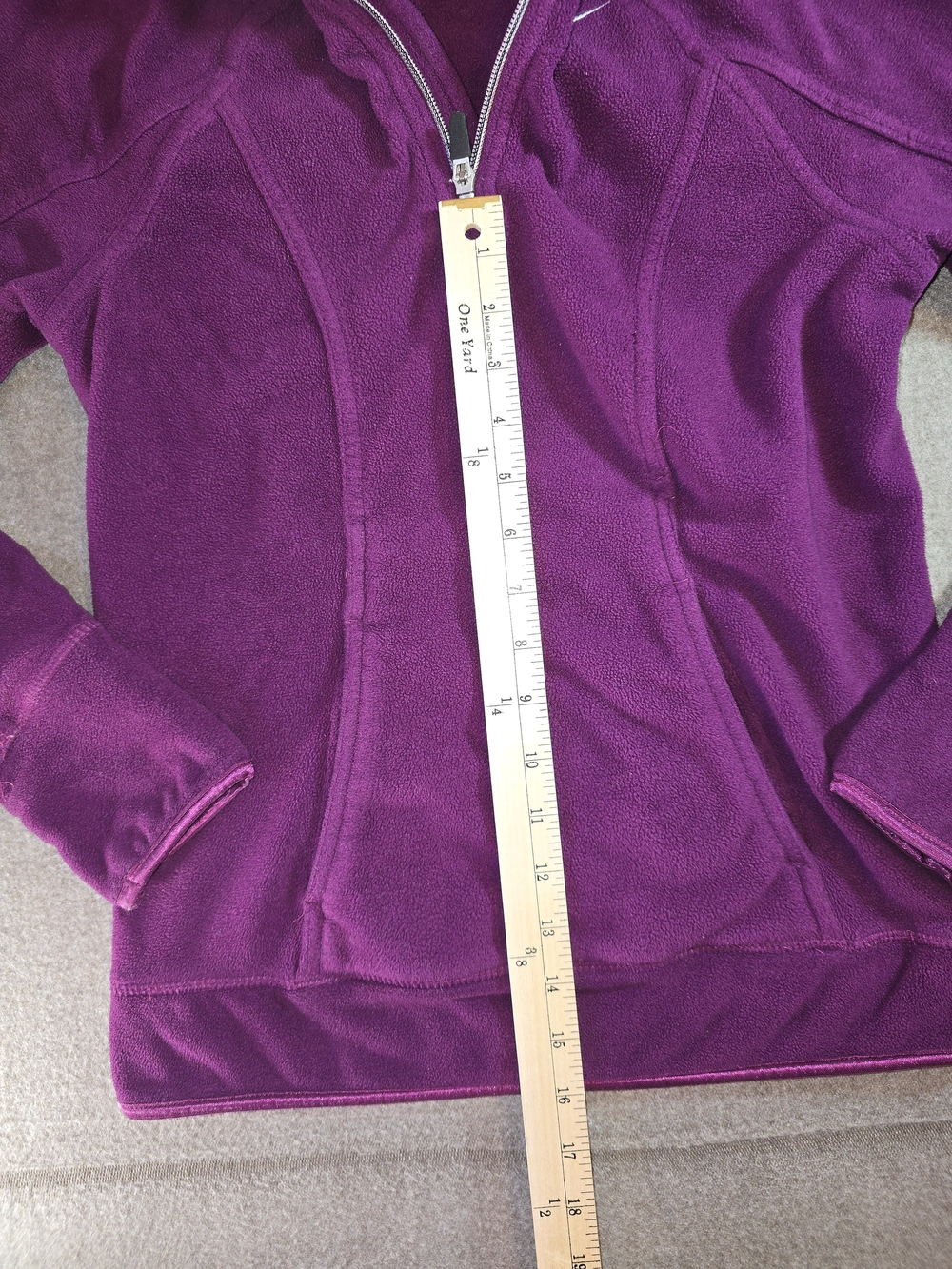 Nike Womens Therma-Fit Purple Quarter-Zip Fleece Pullover XS - Picture 8 of 13